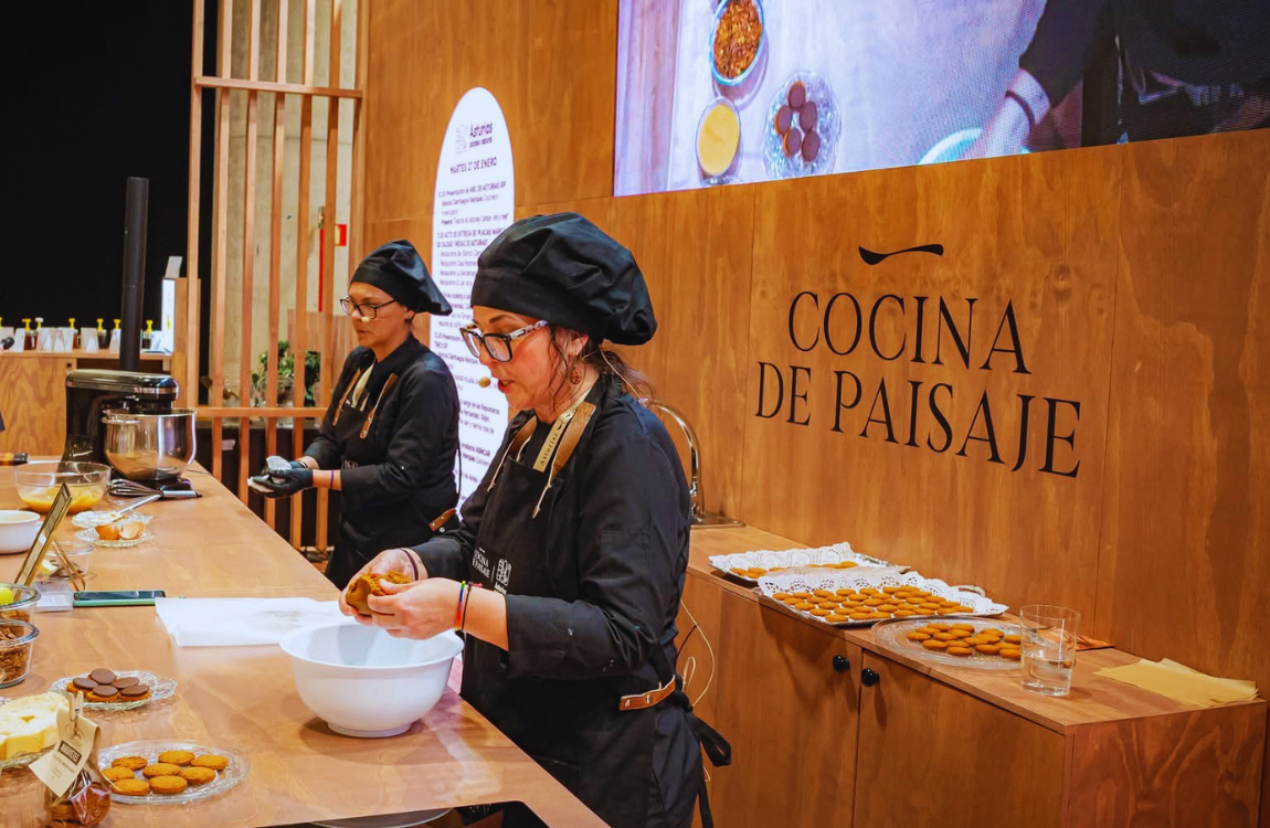 Showcooking Pan y Sidra de Panduru