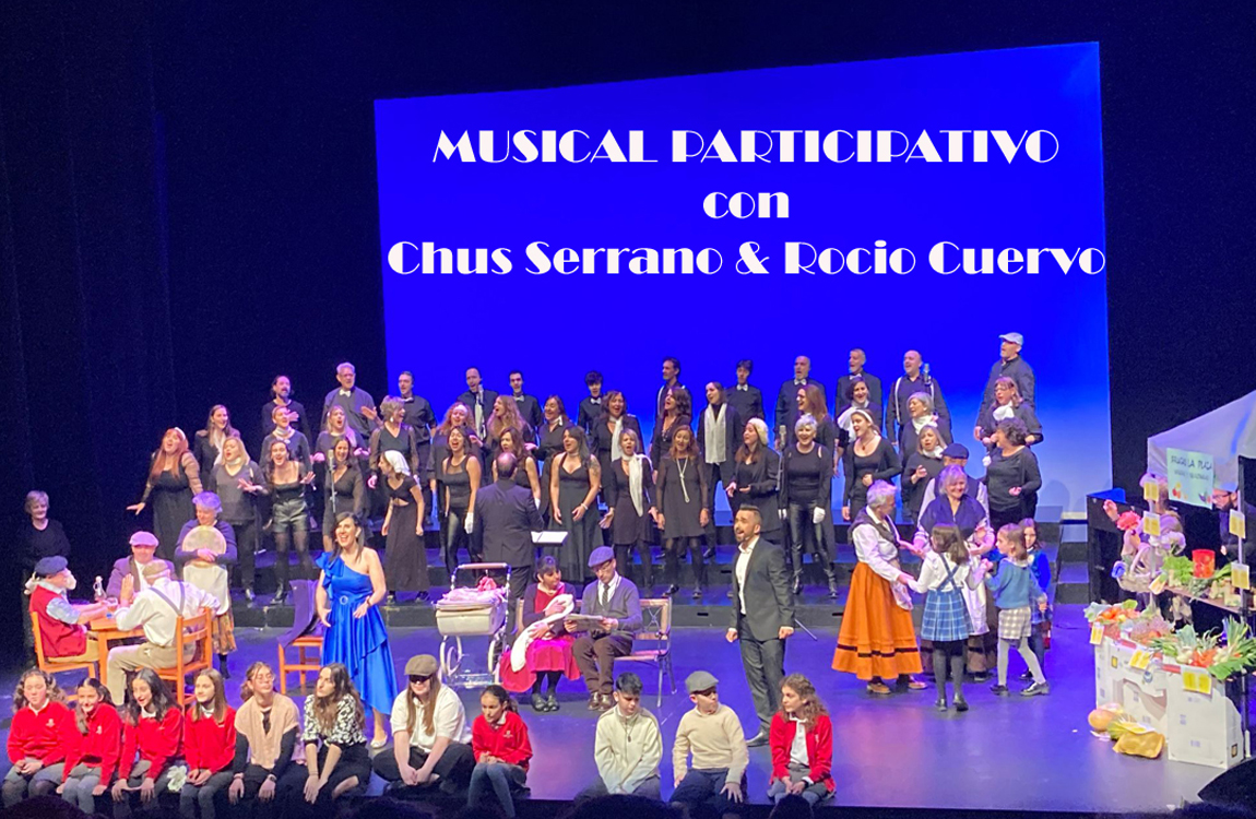 Coro Castillo de Gauzón. Musical participativo con Chus Serrano y Rocío Cuervo