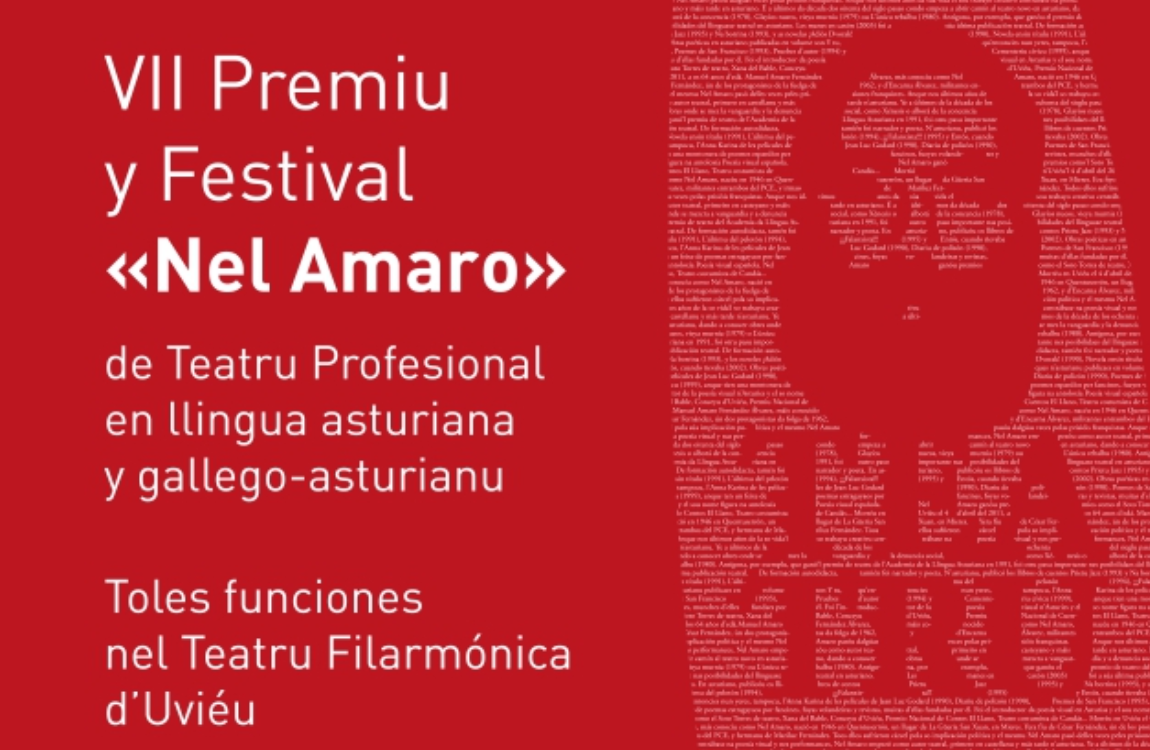 VII Festival Nel Amaro de Teatro Profesional en lengua asturiana