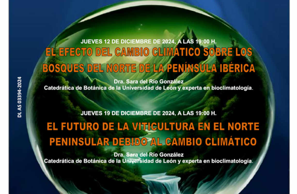 El efecto del cambio climático sobre el mundo forestal y los cultivos agrícolas del norte de la Península Ibérica